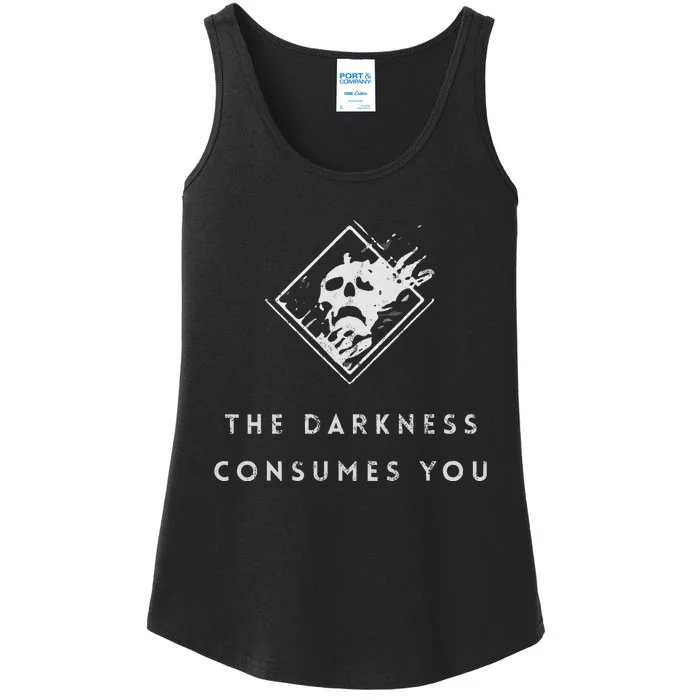 The Darkness Consumes You Gamer Guardian Ladies Essential Tank