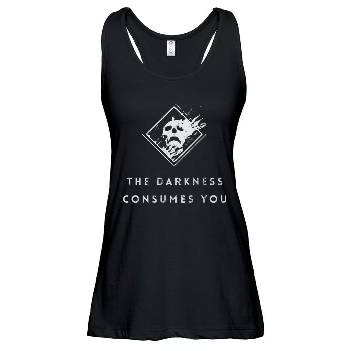 The Darkness Consumes You Gamer Guardian Ladies Essential Flowy Tank