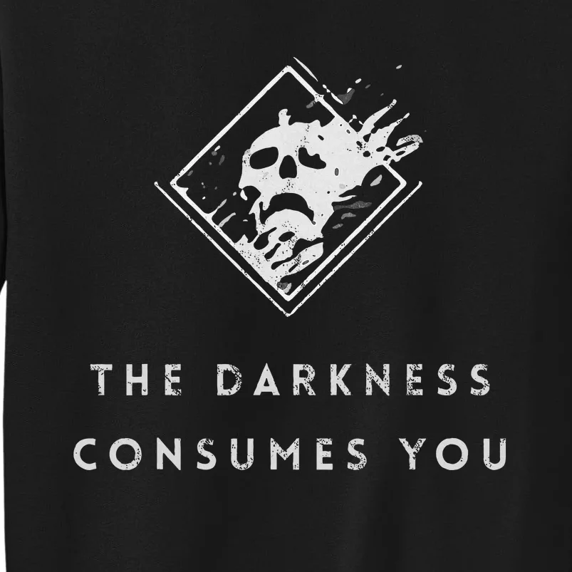 The Darkness Consumes You Gamer Guardian Tall Sweatshirt