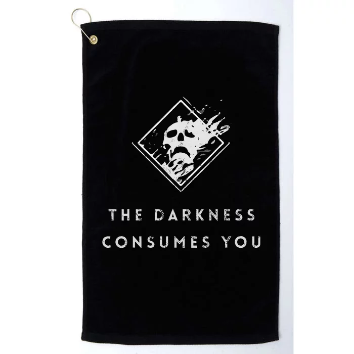 The Darkness Consumes You Gamer Guardian Platinum Collection Golf Towel