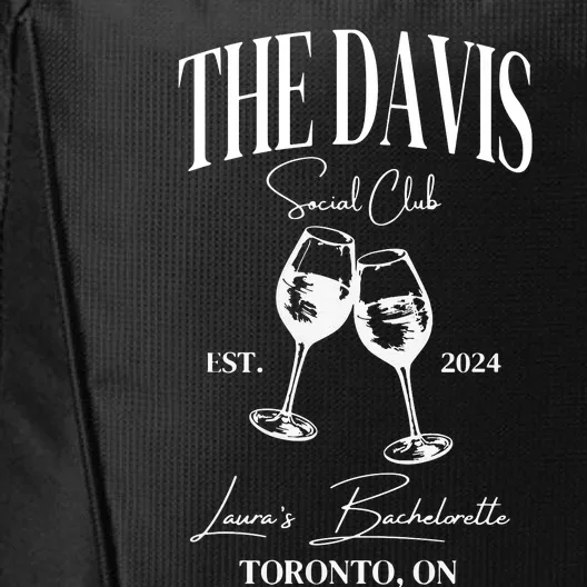 The Davis Club Bachelorette Party City Backpack