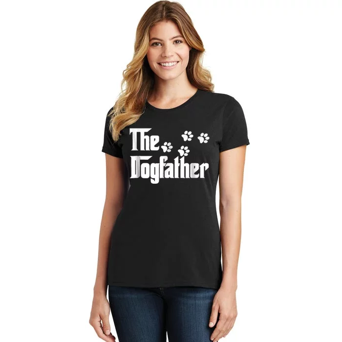 The Dogfather Dad Fathers Day Gift Dog Lover Premium Women's T-Shirt