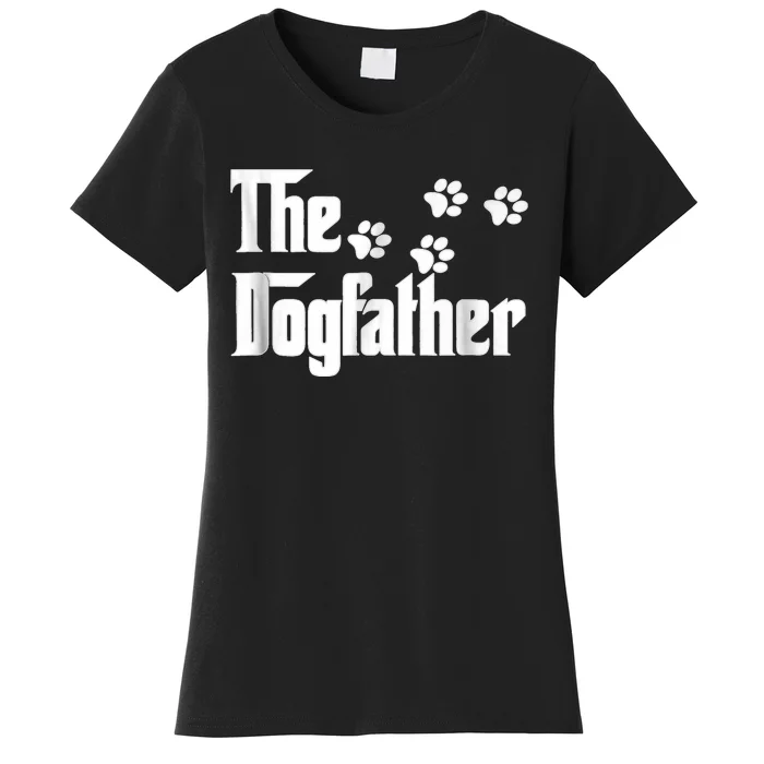 The Dogfather Dad Fathers Day Gift Dog Lover Premium Women's T-Shirt