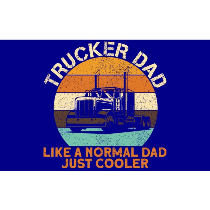 Trucker Dad Diesel Big Rig Semigifttrailer Truck Driver Gift Bumper Sticker