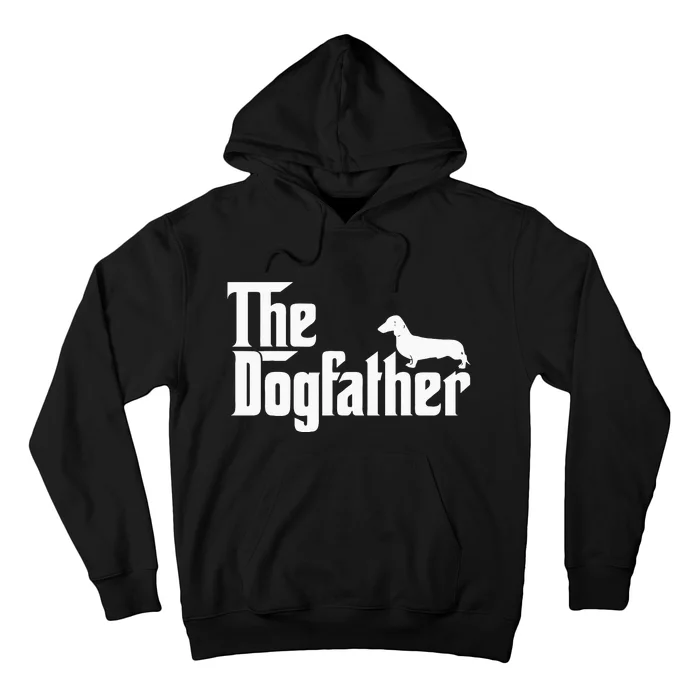 The Dogfather Dachshund Funny Father Dog Lover Hoodie