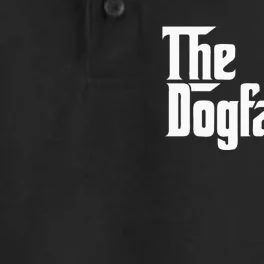 The Dogfather Dachshund Funny Father Dog Lover Dry Zone Grid Performance Polo