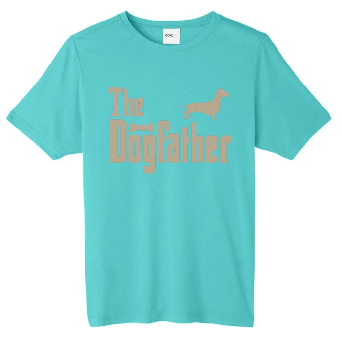 The Dogfather Dachshund Dog Lovers ChromaSoft Performance T-Shirt