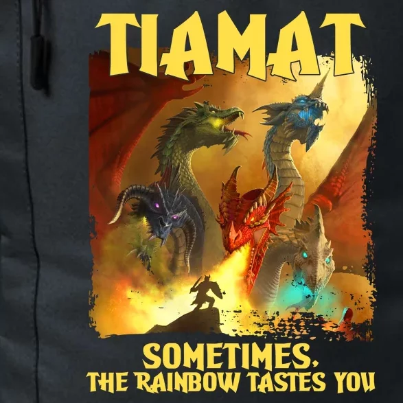 TIAMAT DnD Dragon Sometimes The Rainbow Tastes You Daily Commute Backpack