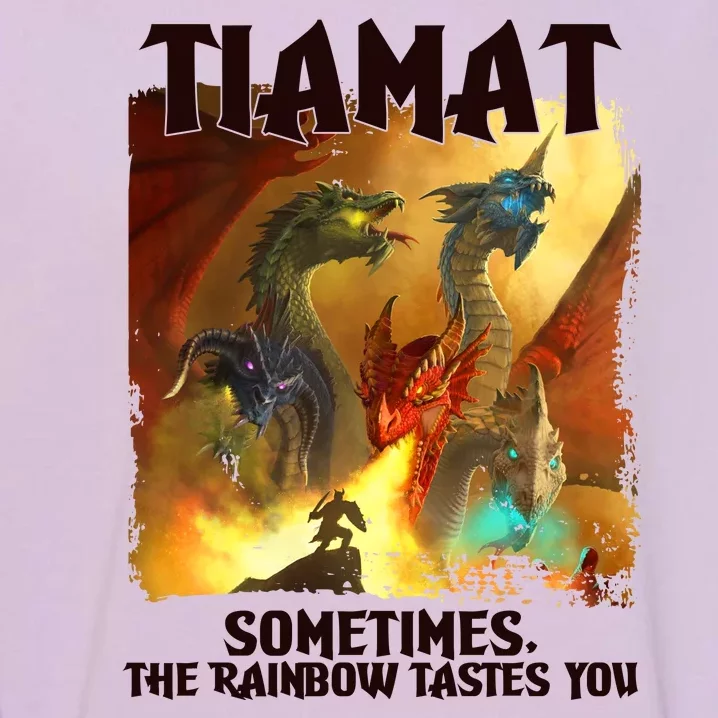 TIAMAT DnD Dragon Sometimes The Rainbow Tastes You Garment-Dyed Sweatshirt