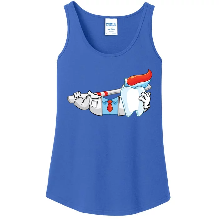 Teeth Dental Dentist Halloween Costume Diy Cool Gift Ladies Essential Tank