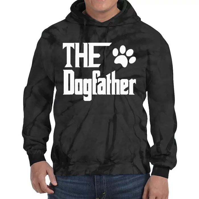 The Dogfather Dog Father Dad Tie Dye Hoodie