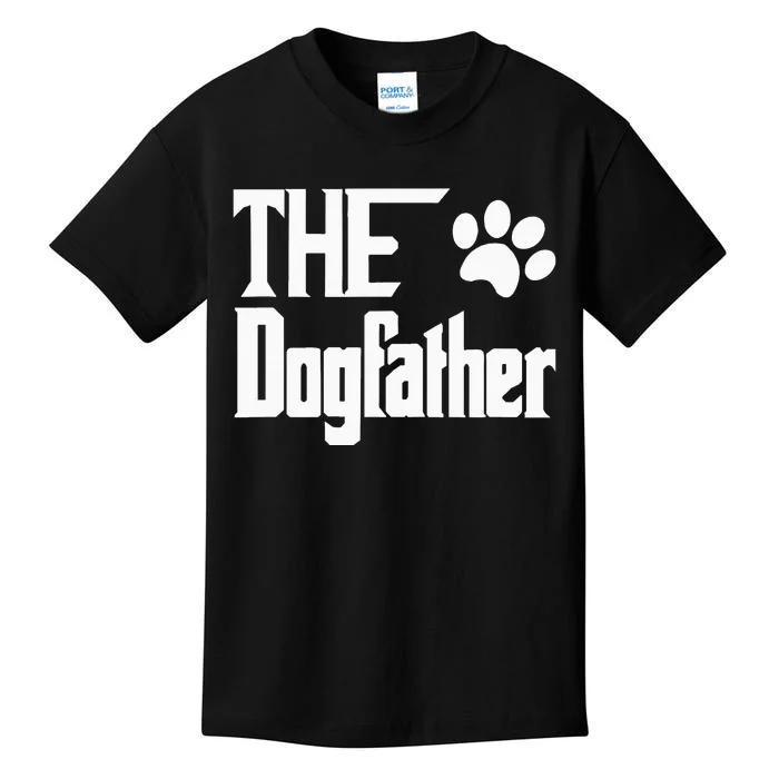 The Dogfather Dog Father Dad Kids T-Shirt