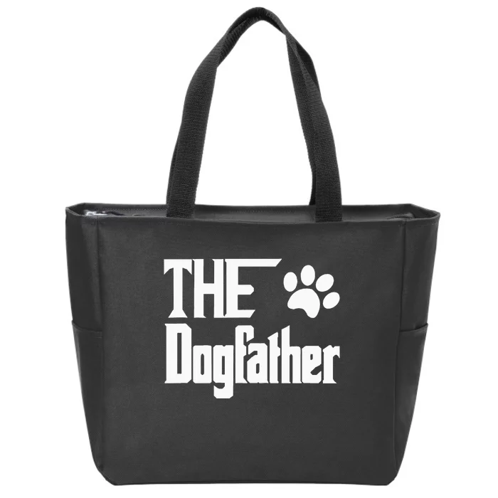 The Dogfather Dog Father Dad Zip Tote Bag