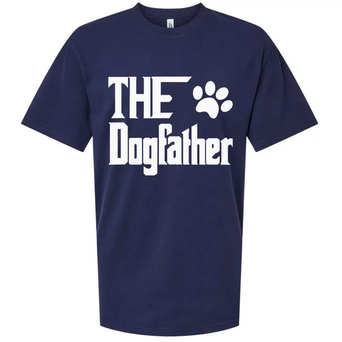 The Dogfather Dog Father Dad Sueded Cloud Jersey T-Shirt