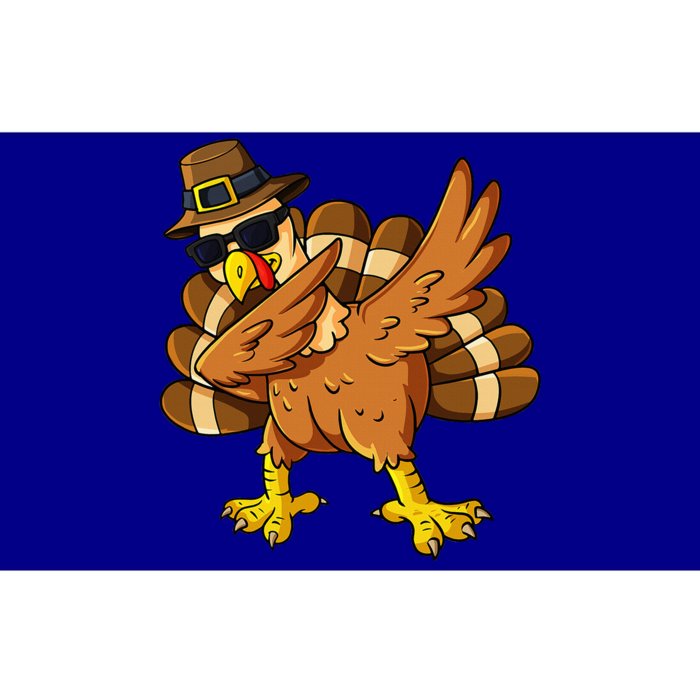 Thanksgiving Day Dabbing Turkey Pilgrim Bumper Sticker