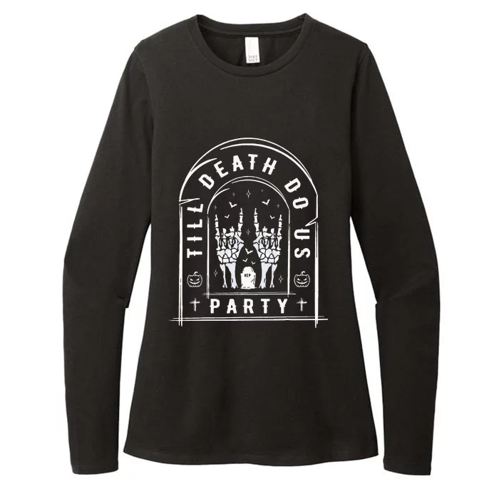 Till Death Do Us Party For Bachelor Halloween Gifts Womens CVC Long Sleeve Shirt