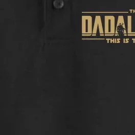 The Dadalorian Dad Papa Papalorian This Is The Way Dry Zone Grid Performance Polo