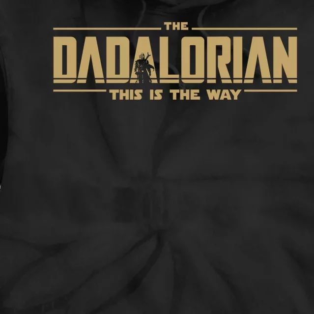 The Dadalorian Dad Papa Papalorian This Is The Way Tie Dye Hoodie