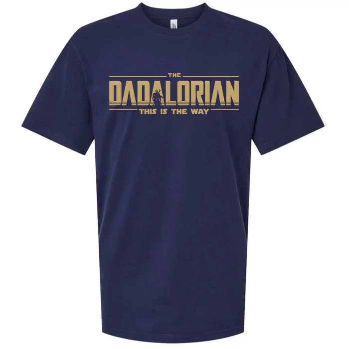 The Dadalorian Dad Papa Papalorian This Is The Way Sueded Cloud Jersey T-Shirt