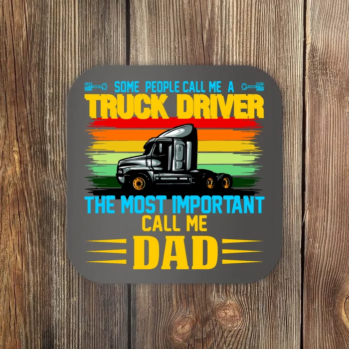 Truck Driver Dad Gift Coaster