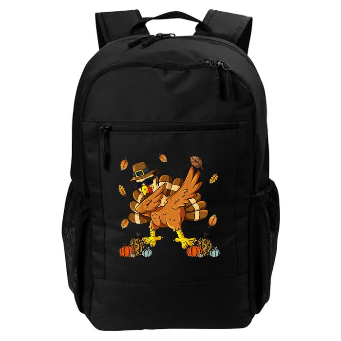 Thanksgiving Day Dabbing Turkey Pilgrim Daily Commute Backpack