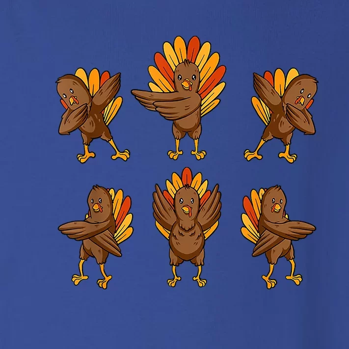 Turkey Dabbing Dancing Thanksgiving Day Funny Fall Autumn Gift Toddler Long Sleeve Shirt