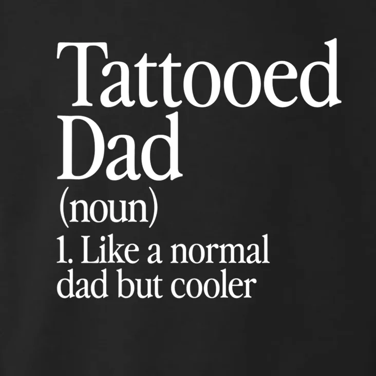 Tattooed Dad Definition Tattoo Artist Retro Aesthetic Family Toddler Hoodie