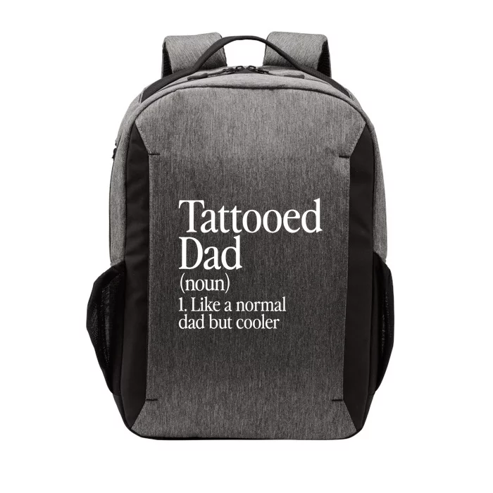 Tattooed Dad Definition Tattoo Artist Retro Aesthetic Family Vector Backpack