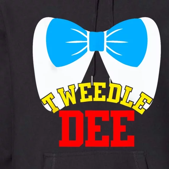 Tweedle Dee Dum Funny Matching Halloween Costume For Couples Premium Hoodie