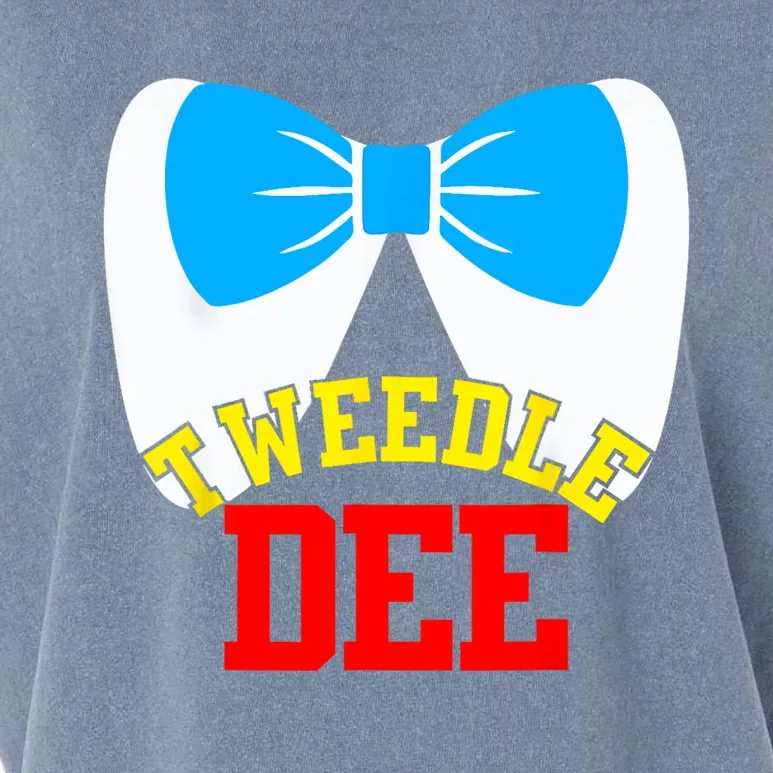 Tweedle Dee Dum Funny Matching Halloween Costume For Couples Garment-Dyed Women's Muscle Tee