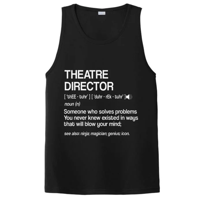 Theater Director Definition Broadway Musical Theatre Performance Tank