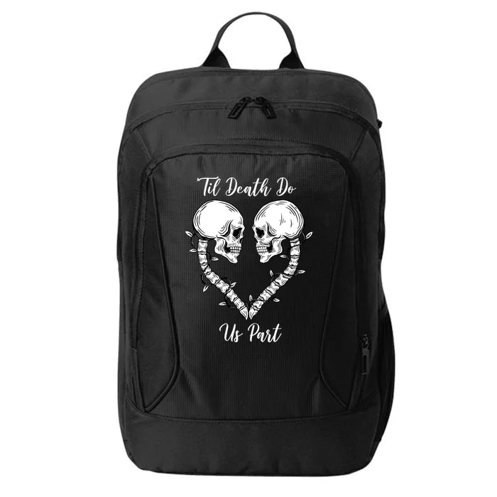 Til Death Do Us Part Skeleton Heart City Backpack