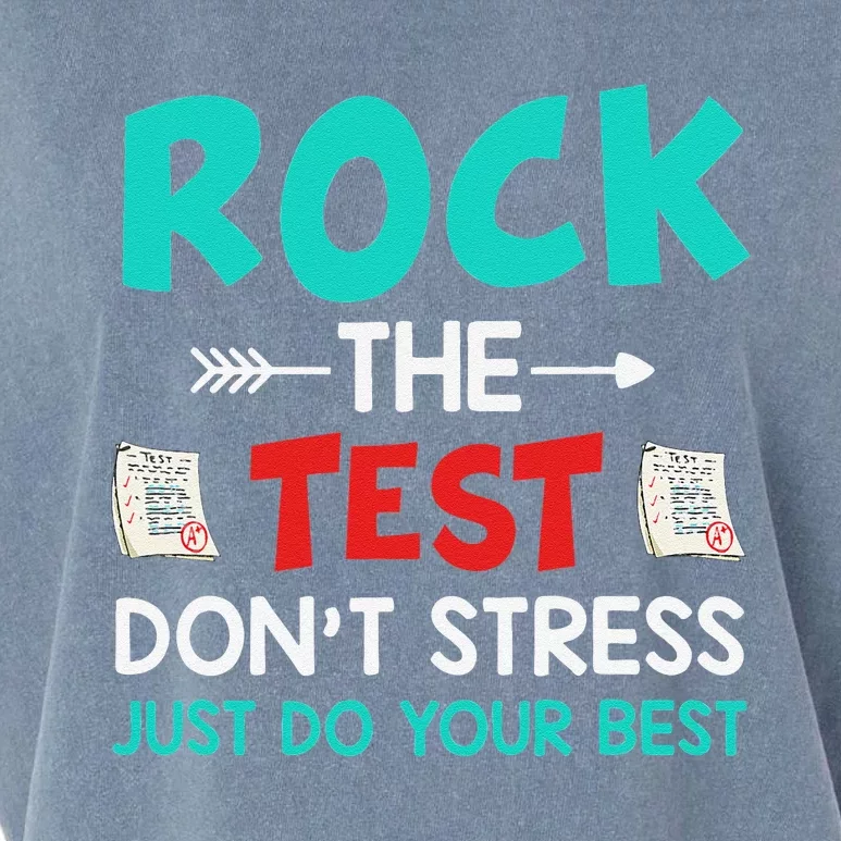 Test Day Do Your Best State Testing Teacher Student Garment-Dyed Women's Muscle Tee