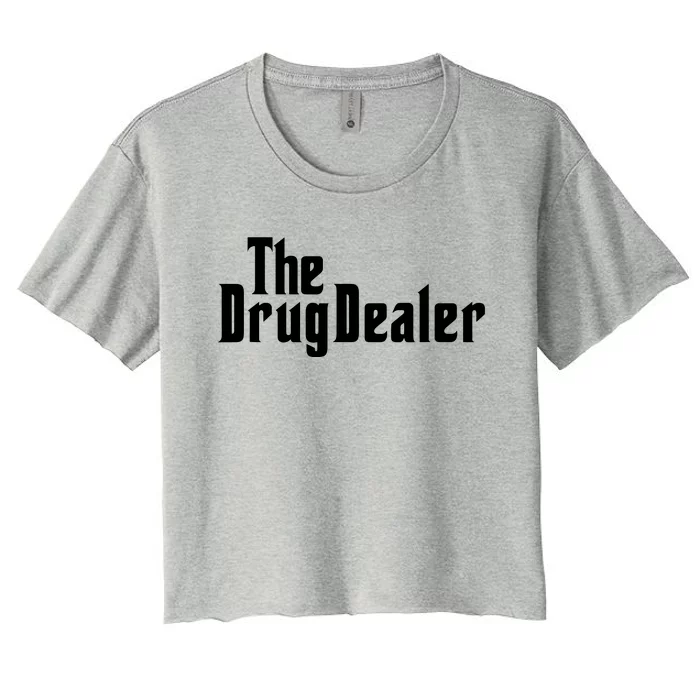 The Drug Dealer Funny Pharmacist Halloween Costume Herbalist Women's Crop Top Tee