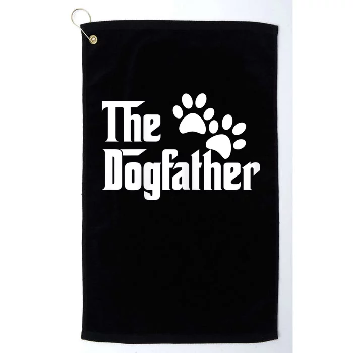 The Dogfather Dog Father Pet Owner Platinum Collection Golf Towel