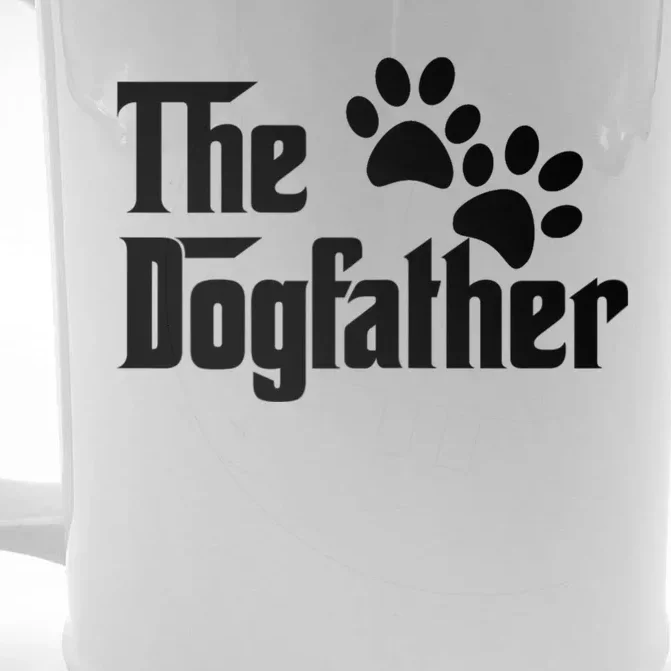 The Dogfather Dog Father Pet Owner Front & Back Beer Stein