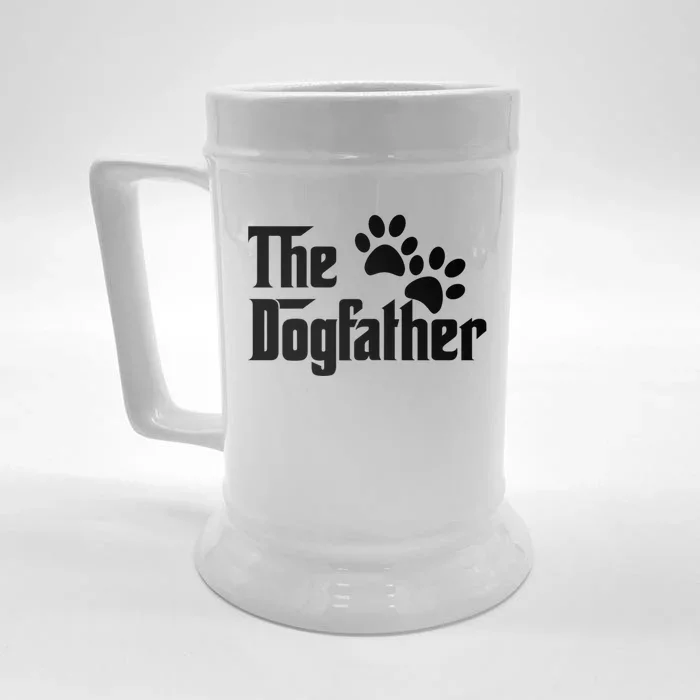 The Dogfather Dog Father Pet Owner Front & Back Beer Stein