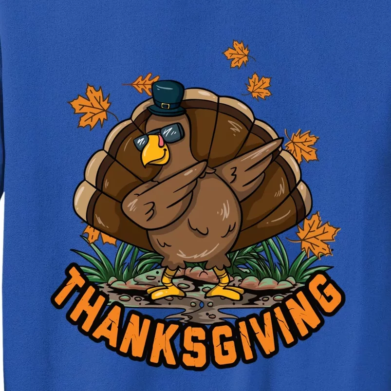 Thanksgiving Dabbing Dab Dance Turkey Boy Girl Gift Tall Sweatshirt