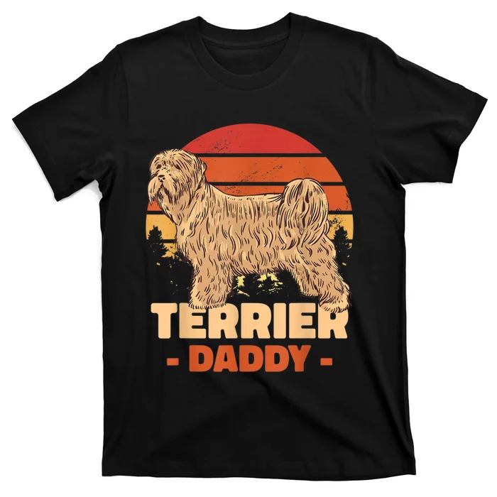 Terrier Dog Dad For Fathersday For All Father T-Shirt