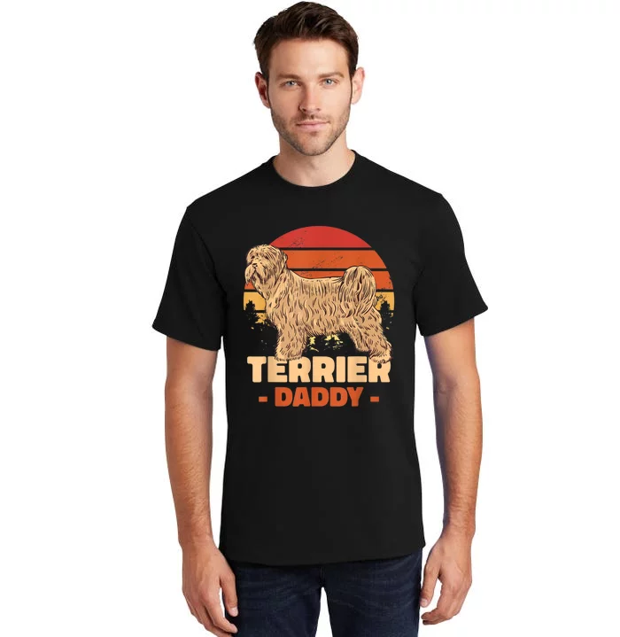 Terrier Dog Dad For Fathersday For All Father Tall T-Shirt