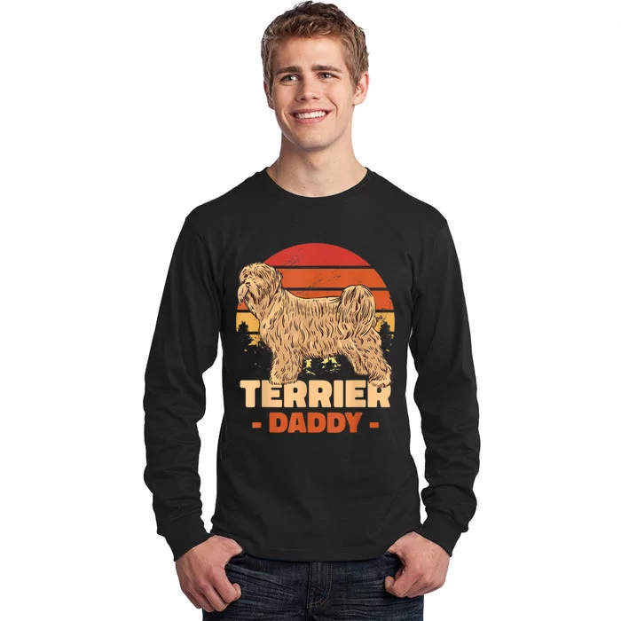 Terrier Dog Dad For Fathersday For All Father Tall Long Sleeve T-Shirt