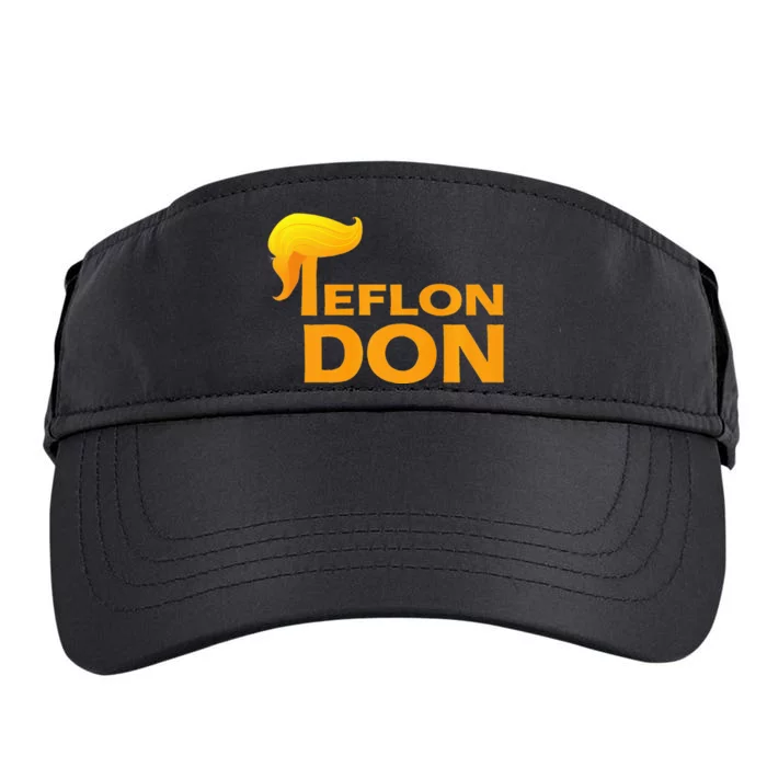 Teflon Don Donald Trump Hair Adult Drive Performance Visor