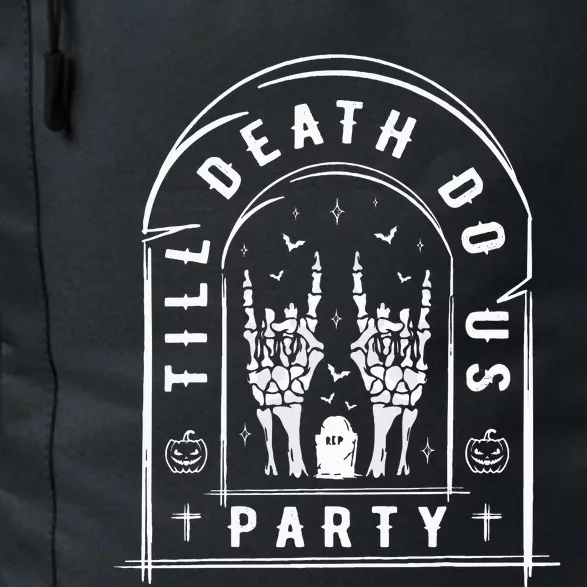 Till Death Do Us Party For Bachelor Halloween Gifts Daily Commute Backpack