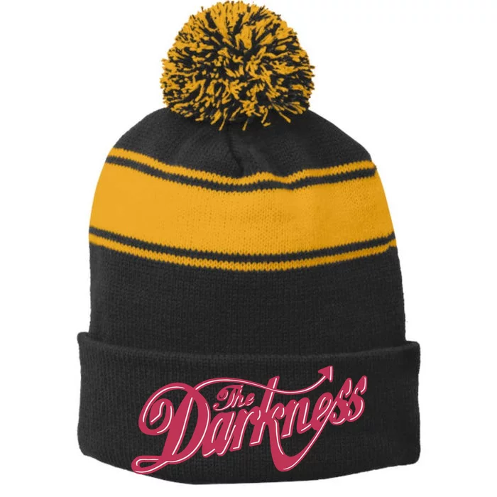 The Darkness Dreams On Toast Stripe Pom Pom Beanie