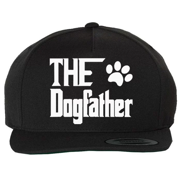 The Dogfather Dog Wool Snapback Cap