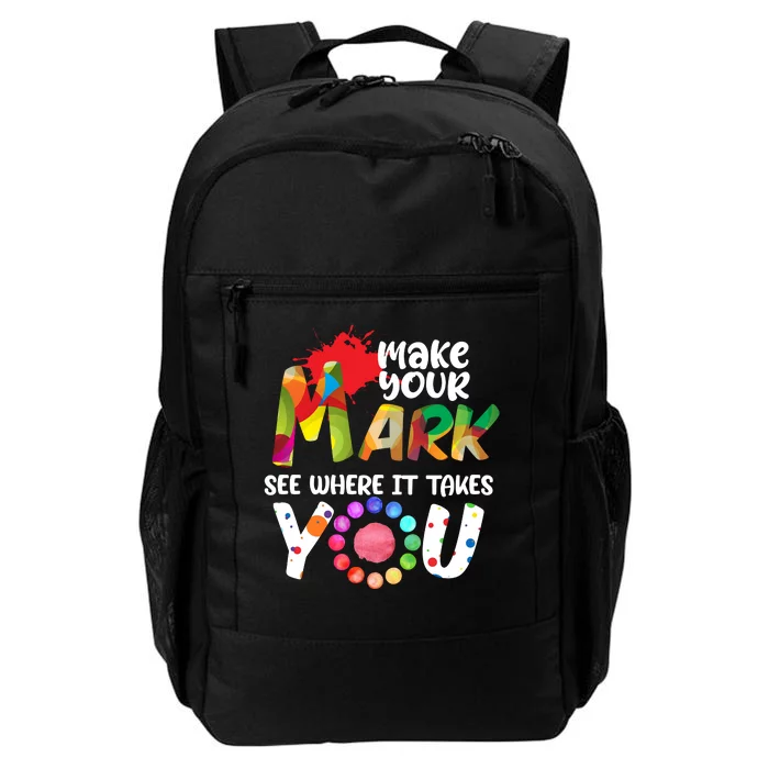 The Dot Day Make Your Mark See Where It Takes You Dot Daily Commute Backpack