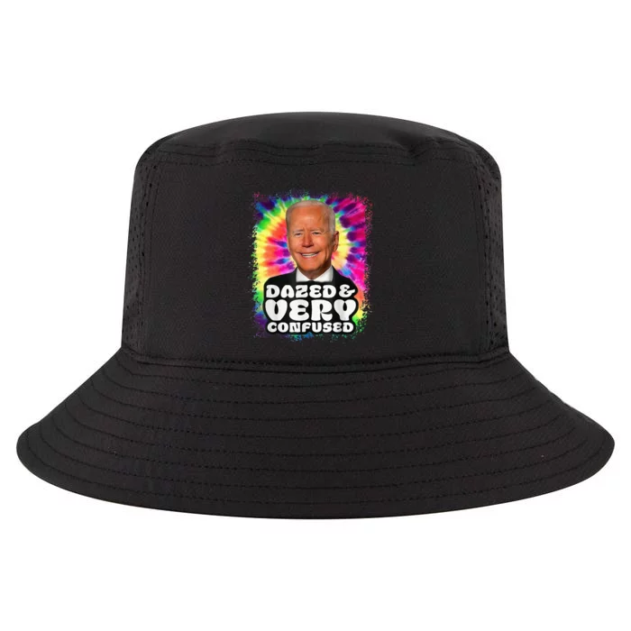 Tie dye Dazed And Very Confused Biden Cool Comfort Performance Bucket Hat