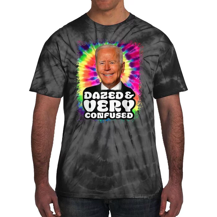 Tie dye Dazed And Very Confused Biden Tie-Dye T-Shirt