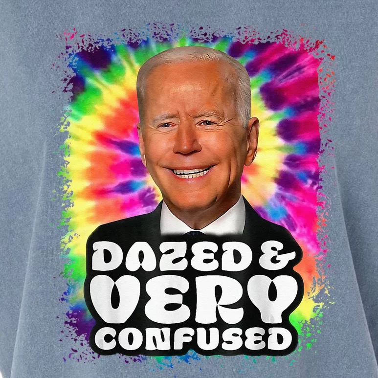 Tie dye Dazed And Very Confused Biden Garment-Dyed Women's Muscle Tee