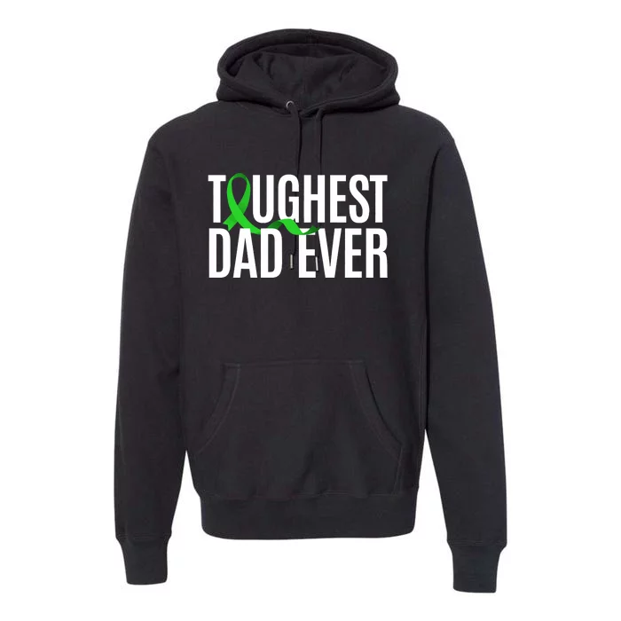 Toughest Dad Ever Muscular Dystrophy Awareness Premium Hoodie